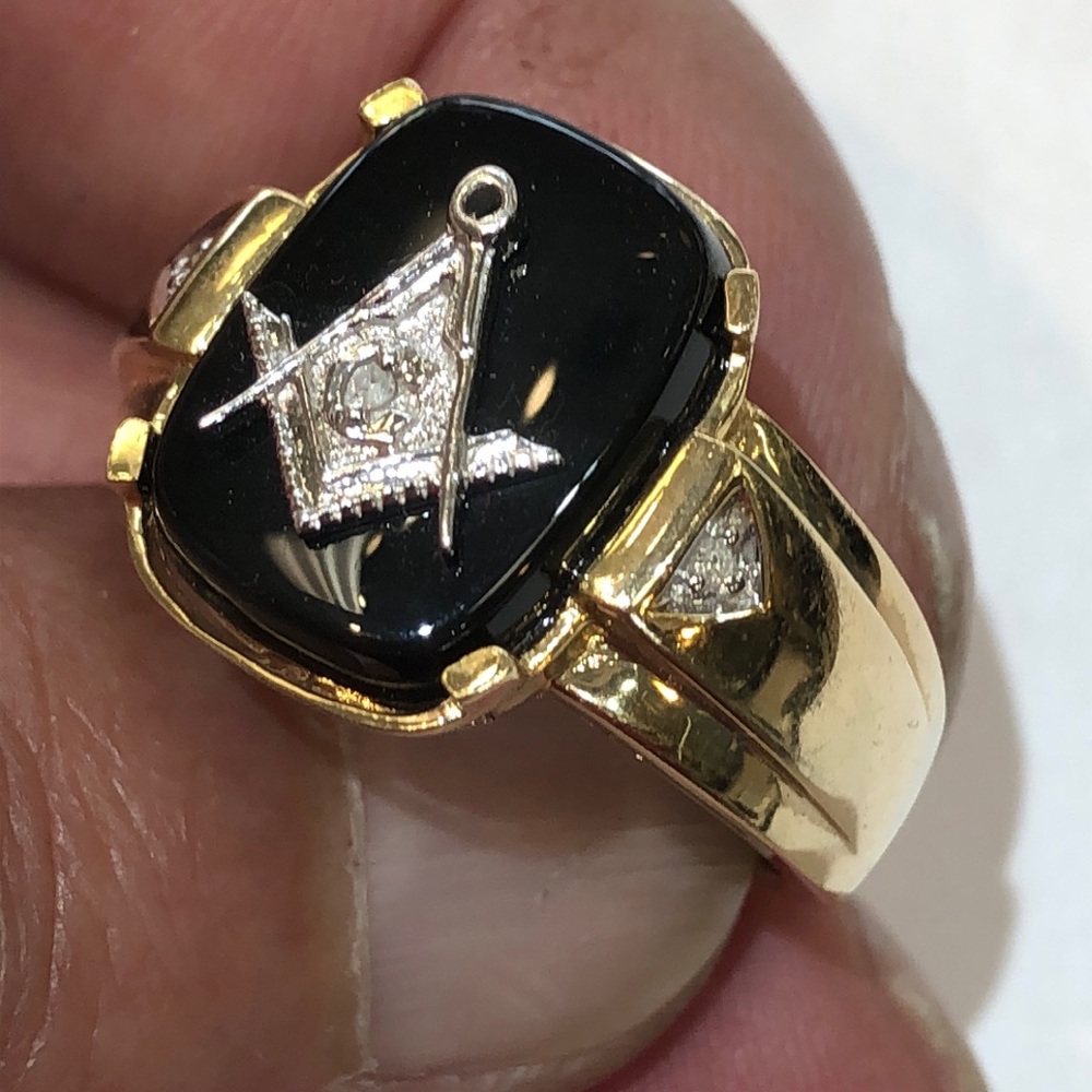 Men Masonic ring - Picture 7 of 7